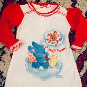 Vintage Kids Care Bears Nightgown